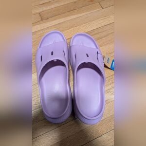 Hoka Ora Purple Recovery Slide Sandals